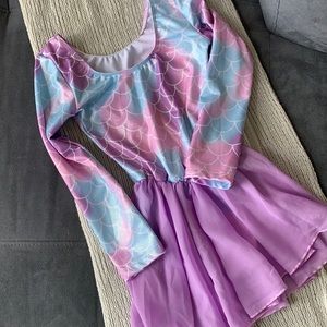 Girls Leotard with Skirt